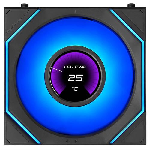 Lian-Li 120mm UNI FAN SL-INF LCD FLEX Reverse Blade שחור
