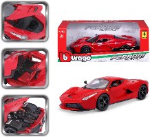 דגם מכונית בוראגו פרארי לה-פרארי אדומה Bburago Ferrari LaFerrari 1:18