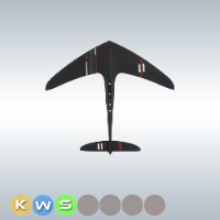 Glider Blackbird Sea Devil 780-370 950cm² / AR 6.40 - Modular Backtail