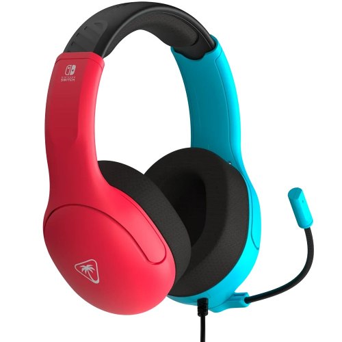 אוזניות חוטיות לגיימינג Turtle Beach Airlite Fit ל-Nintendo Switch כחול/אדום 3.5 מ"מ