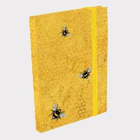 מחברת A6 מהודרת יערת דבש זהובה Golden Honeycomb