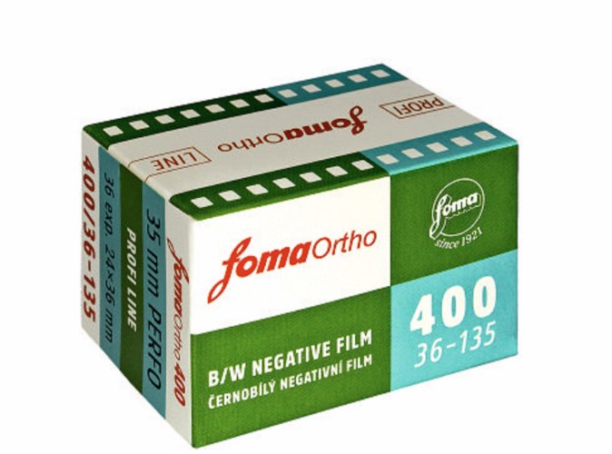 FOMA ORTHO 400 35mm 36exp תכולה: סרט אחד