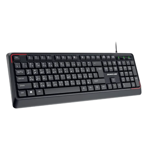 מקלדת מולטמדיה ערבית SILVER LINE KB-845HEA