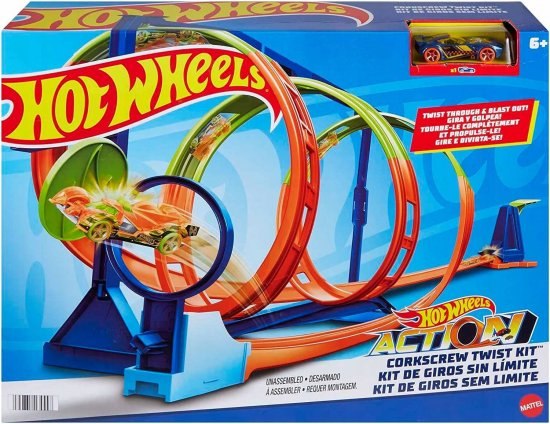 הוט ווילס -מסלול להרכבה עם טוויסט -  HOT WHEELS 246915