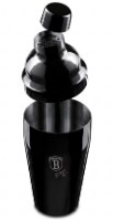 ערכת ברמן מקצועית להכנת קוקטיילים Berlinger Haus BH8545 – שייקר קוקטיילים שחור מט מפורק לשלושה חלקים מוצג על רקע לבן