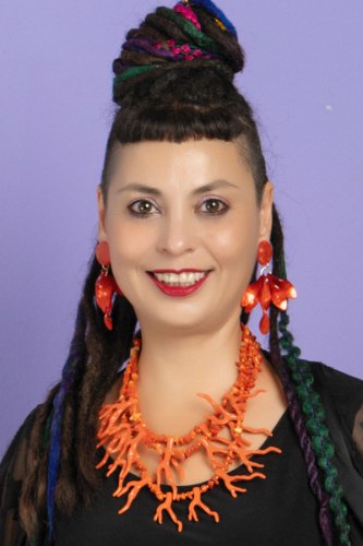 עגילי קליפס אלדין כתומים