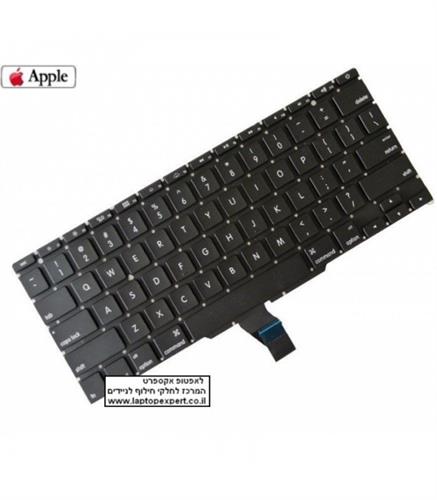 מקלדת בנייד אפל מקבוק אייר APPLE MACBOOK AIR A1466 13" 2011-2015 YEAR MODEL US KEYBOARD