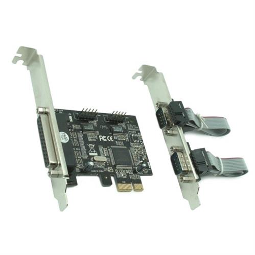 כרטיס 1xLPT PCI-E + Gold Touch 2xCOM