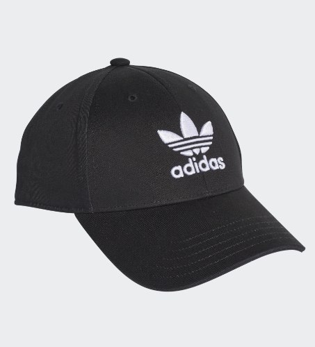 כובע ADIDAS שחור לוגו לבן