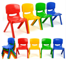 רביעיית כיסאות ילדים | כיסא יצוק ילדים | כיסאות לגן ילדים | עשוי יציקה אחת פלסטיק מחוזק