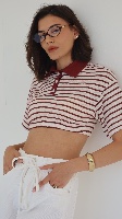 חולצת ויוי- בורדו