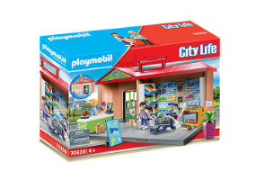 פליימוביל 70320 חנות מכולת מארז נשיאה Playmobil City-Life במבצע!