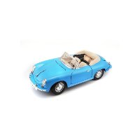 דגם מכונית פורשה 356B קבריולט 1:18 1961 BBurago Porsche 356B Cabriolet