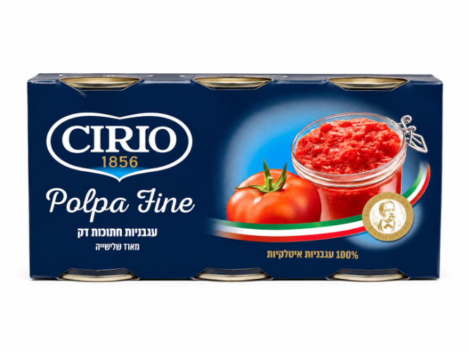 שלישיית עגבניות מרוסקות פולפה - Cirio