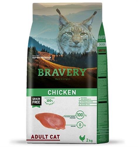 ברוורי מזון לחתולים ללא דגנים עוף 2 ק"ג