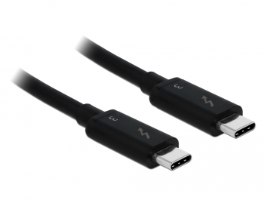 כבל מסך Delock Passive Thunderbolt 3 (40 Gb/s) USB-C A5 cable 0.5 m