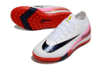 ללא גרב - נעלי ילדים קטרגל נייק Air Zoom Mercurial Vapor X לבן-ורוד