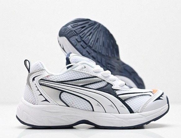 נעלי ילדים פומה Puma Morphic Base לבן כחול