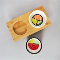 עמדת האכלה לחתול / כלב סושי Komeki