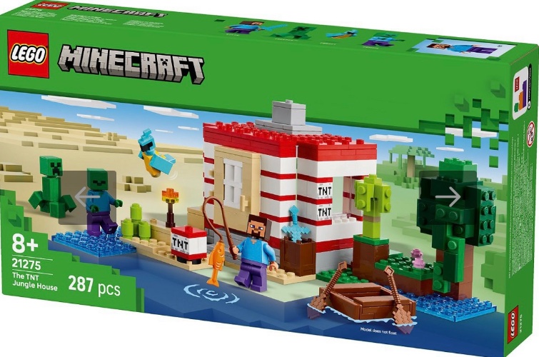 לגו Minecraft בית הג’ונגל טי-אן-טי 21275