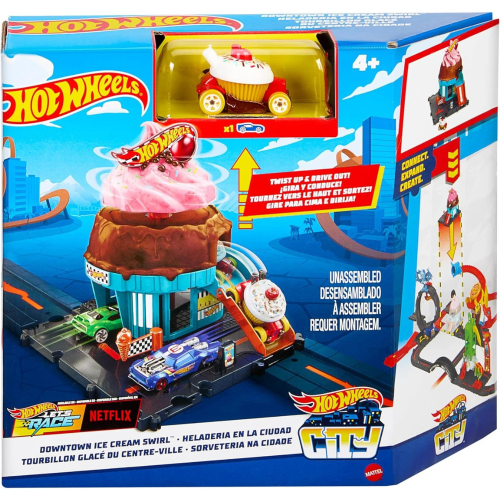 הוט ווילס - מסלול גלידרייה במרכז העיר - HOT WHEELS HTN779564