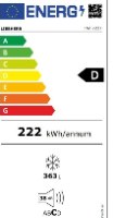 מקפיא 7 מגירות בנפח 363 ליטר דגם FNd 7227 ליבהר LIEBHERR לבן