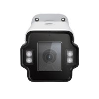 מצלמת צינור Vigi Insight S345ZI 4MP – מצלמה לבנה עם פנים שחורות המציגות עדשה מרכזית וארבע נורות אור