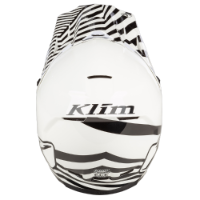 קסדת F3 קרבון שטח לבן שחור מידה XL