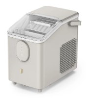 מכונת קרח Berlinger Haus BH9941 – מכונה אפורה בהירה עם מכסה שקוף ופאנל בקרה בחזית