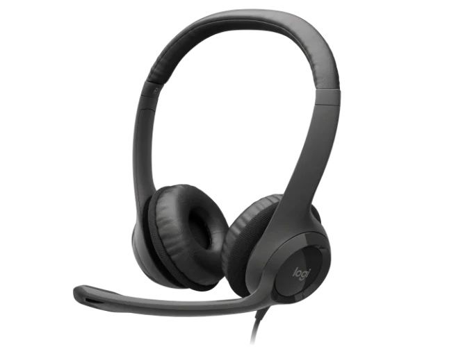 אוזניות Logitech USB H390