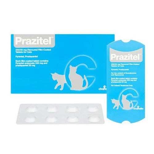 Prazitel Cat Worming Tablets - 1 tablet for 4 kg