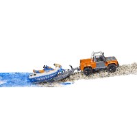 ברודר - ג'יפ לנד רובר ואופנוע ים ונהג - 02599 Bruder Jeep Land Rover
