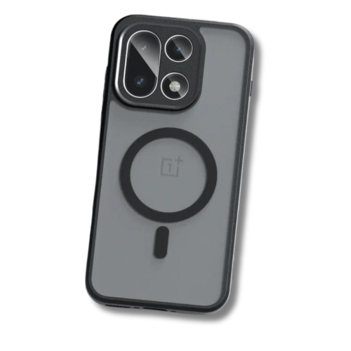 כיסוי מט שחור עם תמיכה ב-Magsafe למכשיר ואן פלוס OnePlus 15R 5G