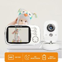 מוניטור עם מצלמה ומיקרופון לחדר ילדים
