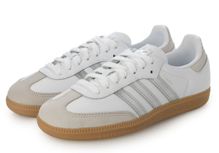 סניקרס אדידס סמבה Adidas Samba לבן אפור