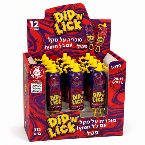 לקקן וג'ל 26 גר' - פטל