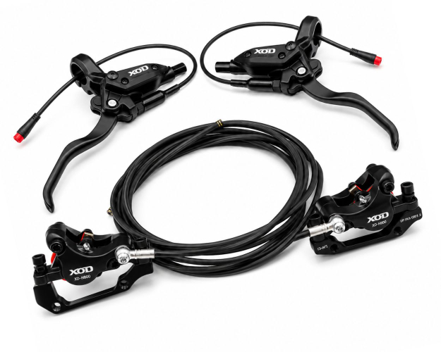 סט בלמים הידראוליים XOD H800/H880 לקורקינט ואופניים חשמליים – קדמי + אחורי
