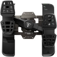 דוושות סימולטור טיסה Turtle Beach VelocityONE Ruder Xbox/PC – פריט בודד שחור עם פדלי רגל וציר מרכזי