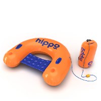 מזרון כיסא ים עם עוגן Hippo -  כתום