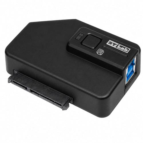 STLab USB 3.0 to SATA3 Adapter with One Touch Backup