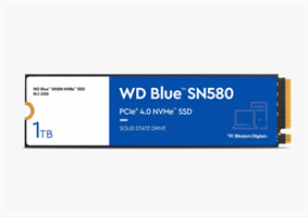 דיסק פנימי WD Blue SN580 1TB Nvme Gen4 2280 Up to 4150MB/s