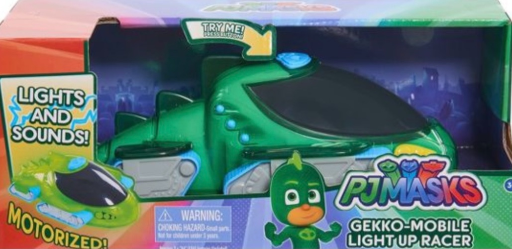 כוח פיג׳י - מכונית גקו ירוקה עם אורות וצלילים
