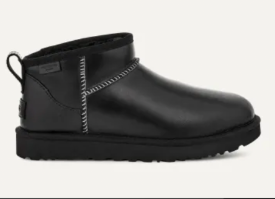 UGG -1163490 BLK קלאסיק אולטרה מיני עור שחור