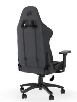 מבט אחורי של כיסא גיימינג Corsair TC100 Fabric עם שלדה יציבה לשימוש ממושך