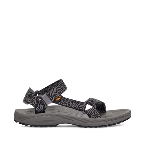 TEVA WINSTED LAYERED ROCK BLACK GREY סנדלי גברים