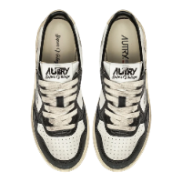 Autry Medalist Low Sneakers Black white Super Vintage