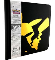אלבום קלפי פוקימון פיקאצ'ו דמוי עור 480 קלפים Elite Series: Pikachu 12-Pocket Zipper PRO-Binder