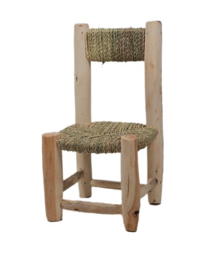 כסא ילדים עץ וחבל