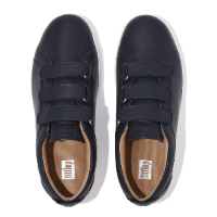 Fit Flop Rally Quick Stick Leather Sneakers Midnight Navy נעלי פיט פלופ כחול נייבי