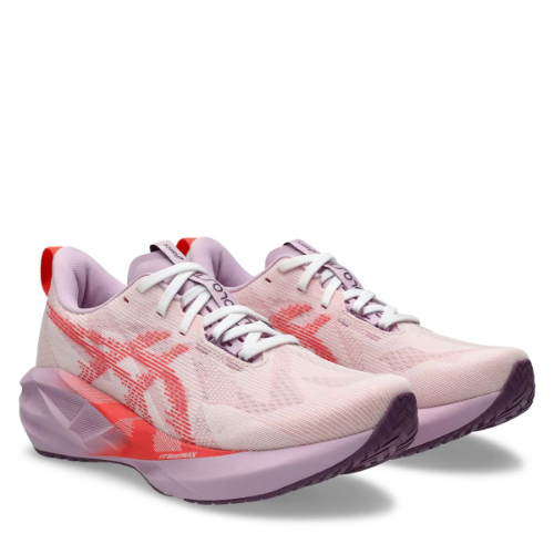 Asics Novablast 5 Women White Coral Reef אסיקס נובה בלאסט לנשים צבע קורל